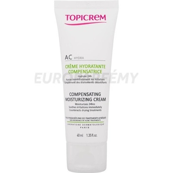 Topicrem AC Compensating Moisturizing Cream hydratační krém pro mastnou pleť se sklonem k akné 40 ml