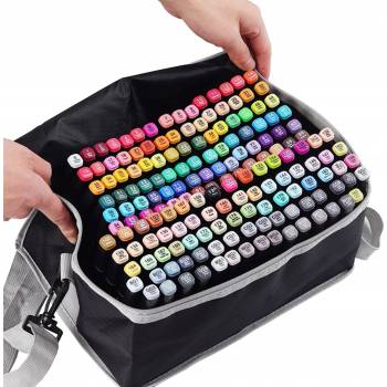 TopKing 17455 oboustranné lihové fixy 204 ks