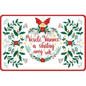 TORO Plastové prostírání Veselé Vánoce 28,5x44cm