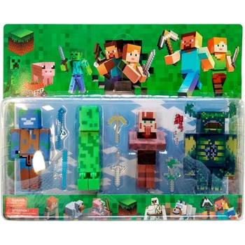 Toybit Kolekce figurek Minecraft Warden sada 10 ks