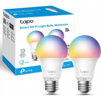 TP-Link Tapo L530E Smart žárovka E27, 8,7 W vícebarevná RGB 2 ks