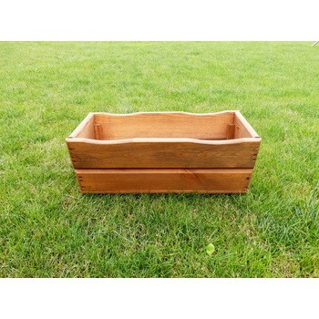 Tradgard Dřevěný květináč truhlík na květiny 44 cm hnědý