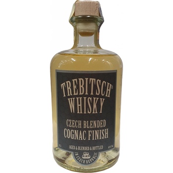 TREBITSCH Czech Blended Whisky COGNAC finish 40% 0,5 l (holá láhev)