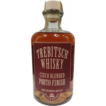 TREBITSCH Czech Blended Whisky PORTO finish 40% 0,5 l (holá láhev)