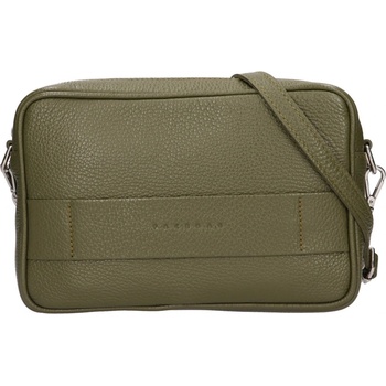 Trendy dámská kožená crossbody kabelka Facebag Martes olivová