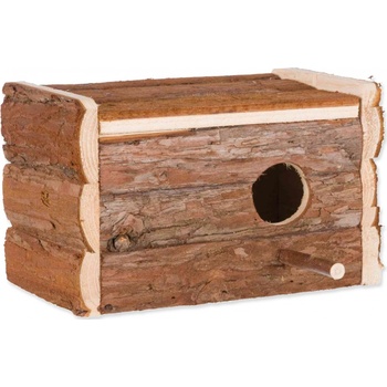 Trixie Hnízdící budka z přírodního dřeva pro korely 30x20x20 cm