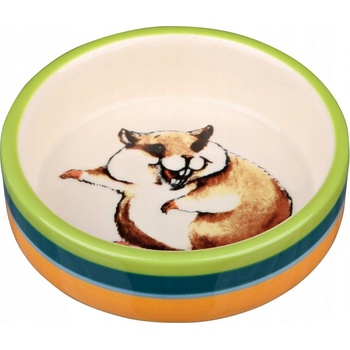 Trixie Keramická miska s motivem křečka 80 ml 8 cm