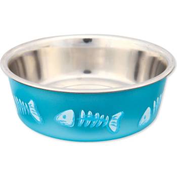 Trixie miska nerezová vzor kostra rybky 0,3 l