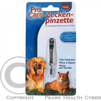 Trixie Pinzeta na klíšťata kovová S 7 cm