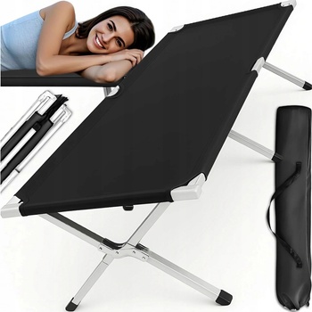 Trizand Polní lůžko 189 x 70 x 43 cm černá