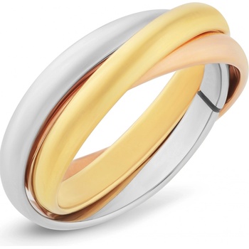 Troli ocelový tricolor prsten KRS-247