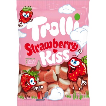 Trolli Kiss Strawberry jahodové pusinky 200 g