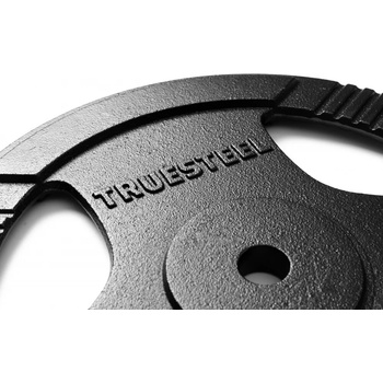 TRUESTEEL Litinové Tri-grip kotouče 25 kg 30 mm