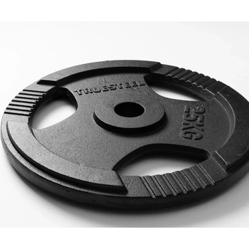TRUESTEEL Litinové Tri-Grip kotouče 50 mm 25 kg