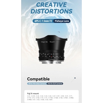 TTArtisan 7,5mm f/2 Fisheyes APS-C Canon R