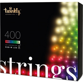 TWINKLY Smart LED vánoční řetěz Strings TWS400SPP-BEU 20m WiFi