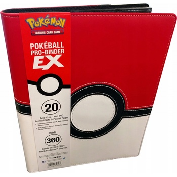 Ultra Pro Pokémon TCG Poké Ball A4 album na 360 karet