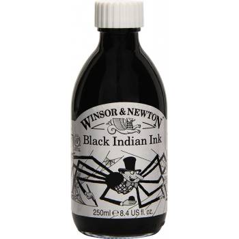 Umělecká tuš Winsor & Newton 250ml Black Indian