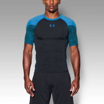 Under Armour kompresní tričko HeatGear Armour Scope černo/modré