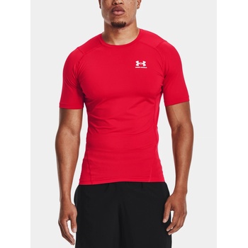 Under Armour pánské kompresní tričko HG Armour Comp SS-RED červené