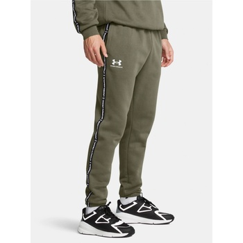 Under Armour pánské tepláky UA Icon Fleece Jgr Taping zelená