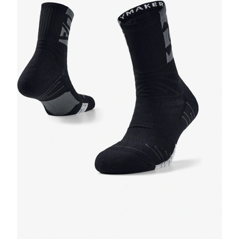 Under Armour Playmaker Mid-Crew pánské ponožky Černá