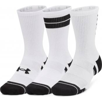 Under Armour Sada ponožek Perf Tech Nov 3pk Crew bílá