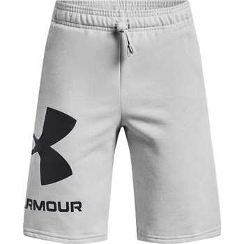 Under Armour UA Rival Fleece logo kraťasy dětské šedá chlapecké