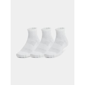 Under Armour UA TC 3pk Qtr-WHT bílé 3 páry