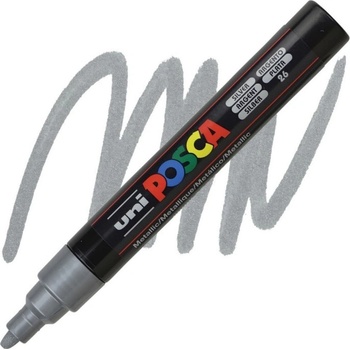 Uni Posca PC-5M stříbrný