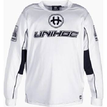 Unihoc Goalie Sweater Inferno All White