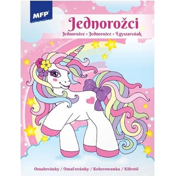 Unipap omalovánky A4 Jednorožci 3 210x276mm