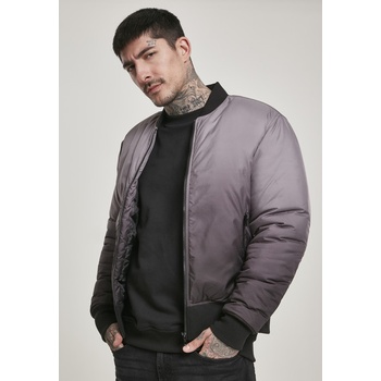 Urban Classics Gradient bomber jacket blk/gry