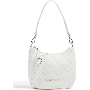Valentino Bags prošívaná kabelka Ocarina optic white bílá