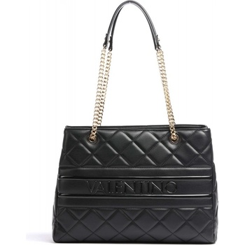 Valentino Bags prošívaná kabelka přes rameno černá