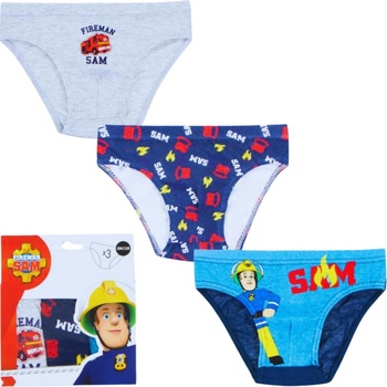 van der Erve chlapecké slipy Požárník Sam 3pack vícebarevné