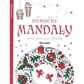 Vánoční mandaly omalovánky pro dospělé