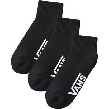 Vans Classic Quarter Crew 3 Pack Black