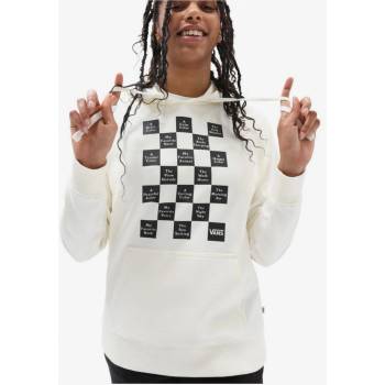 Vans dámská mikina s kapucí Checkerboard černo krémová