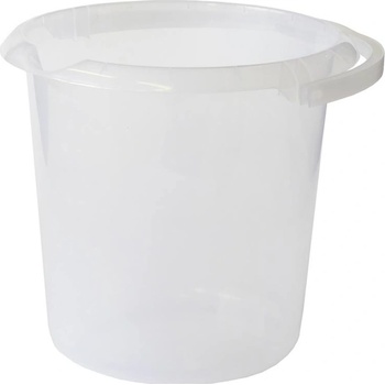 Vcas 1330747 vědro s výlevkou potravinářské transparentní 10 l