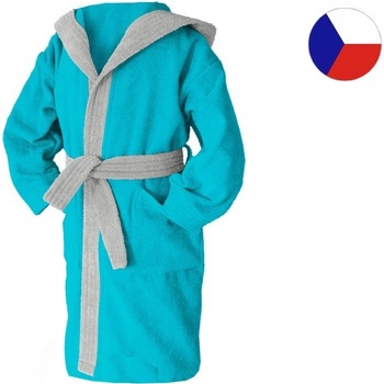 Veba župan dětský Elmar Patrik K tyrkysová světle šedá