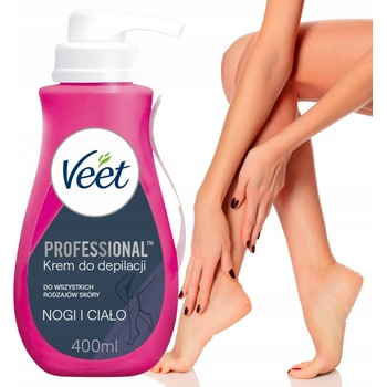 Veet Depilační krém pro všechny typy pokožky Proffesional (Hair Removal Cream) 400 ml