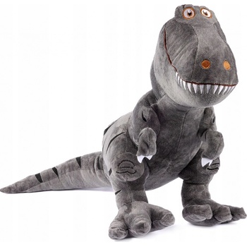 VELKÝ DINOSAURUS DINO MAZLÍČEK PŘÍTULNÍČEK ŠEDÁ 55 cm