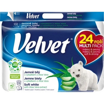 Velvet Soft White 3-vrstvý 24 ks