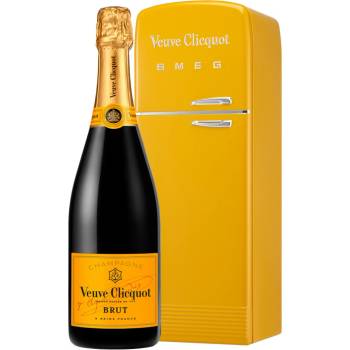 Veuve Clicquot Yellow Label Brut Le Fridge by SMEG 12% 0,75 l (kazeta)