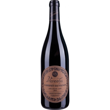 Veverka Cabernet Sauvignon výběr z hroznů 2022 13% 0,75 l (holá láhev)