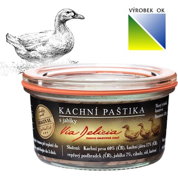 Via Delicia Kachní s jablky 130 g