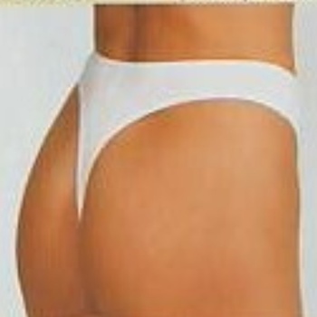 Victoria's Secret Dámská tanga ALS03 žlutý + fialový melír