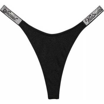 Victoria's Secret dámská tanga Scipt Shine Strap s kamínky z luxusní kolekce