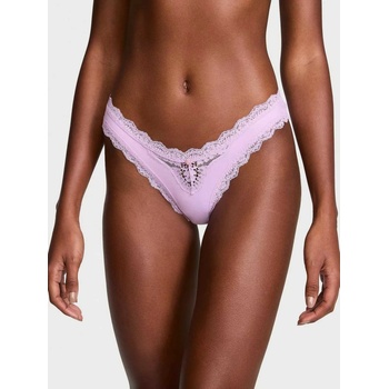 Victoria's Secret dámské brazilky Lace Trim fialový